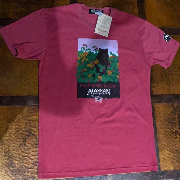 Alaskan Brewing Co Tops - Alaskan Brewing Co Pilot Series S/S Tee Medium